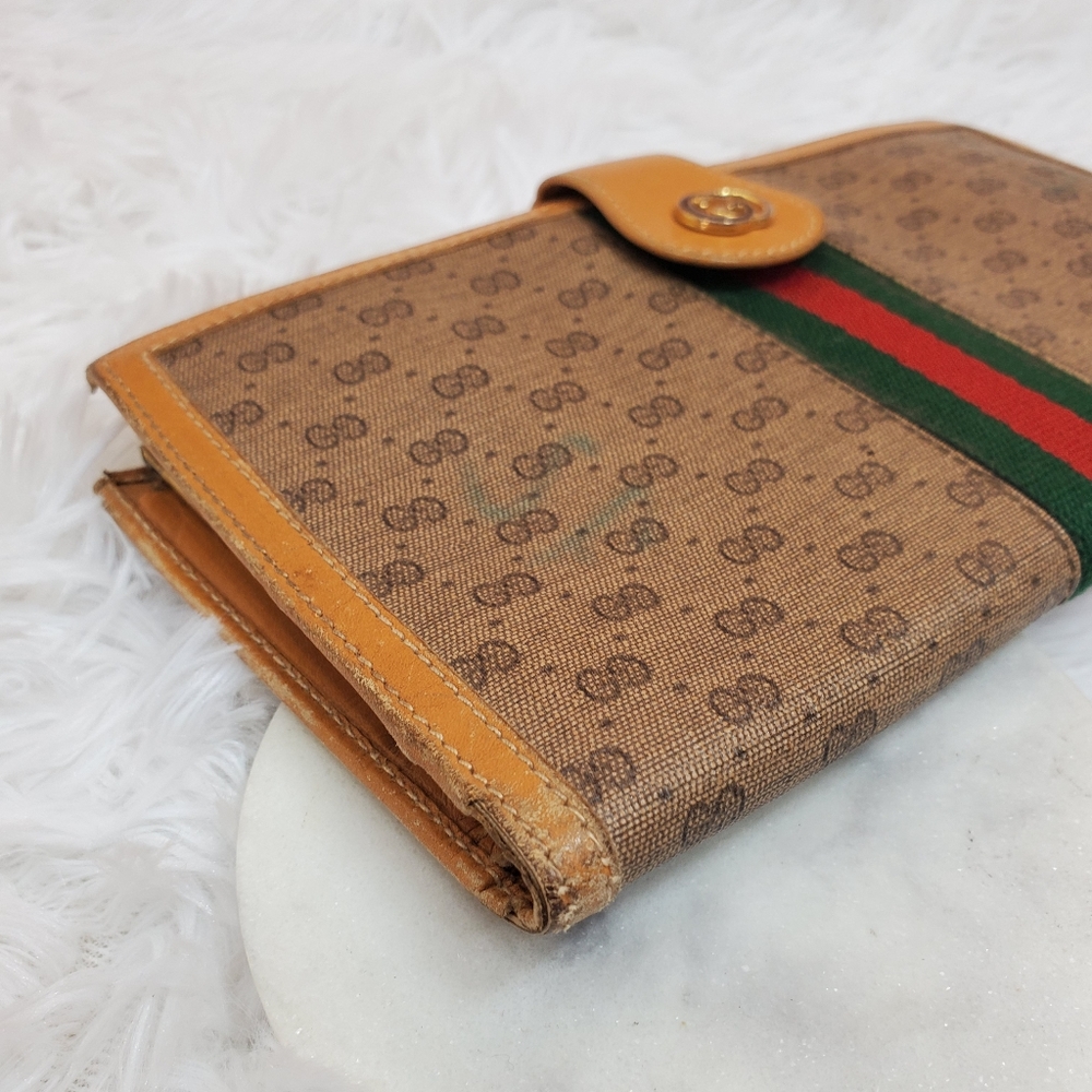 Gucci vintage trifold wallet - Picture 6 of 12